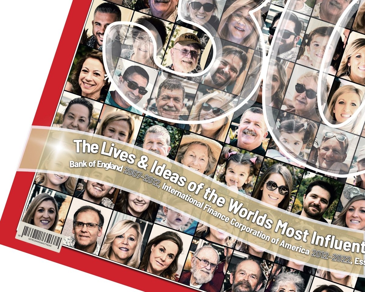 Custom photo collage artwork mimicking the style of a TIME Magazine cover, featuring multiple images arranged within the frame of the magazine title. Close Up Pic.