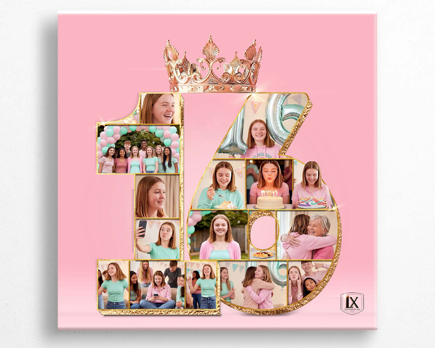 Princess Birthday Photo Collages | Custom Design | In-House Printed | “Perfect. Cool. Fun."