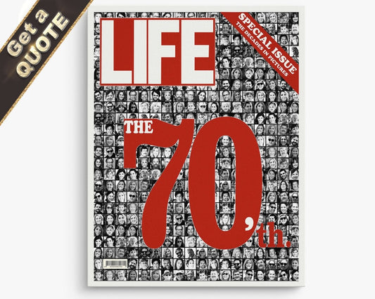 LIFE Mag Photo Collage  | Makers of Bespoke Collage Art |  LuxPrintGifts.com