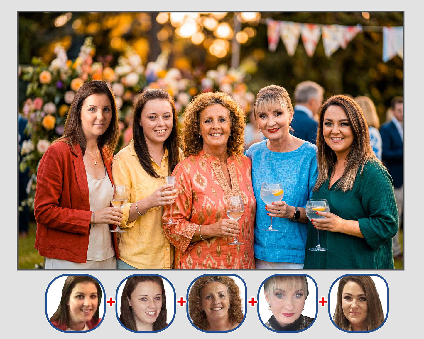 Studio Perfect Group Collage | Custom Design | In-House Printed | “Perfect. Professional. Portrait.”