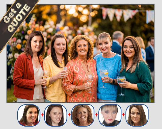 Studio Perfect Group Collage | Custom Design | In-House Printed | “Perfect. Professional. Portrait.”