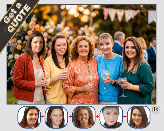 Studio Perfect Group Collage | Custom Design | In-House Printed | “Perfect. Professional. Portrait.”