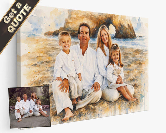 Watercolour Art Prints | Custom Design | In-House Printed | “Classy. Beautiful. Portraiture"